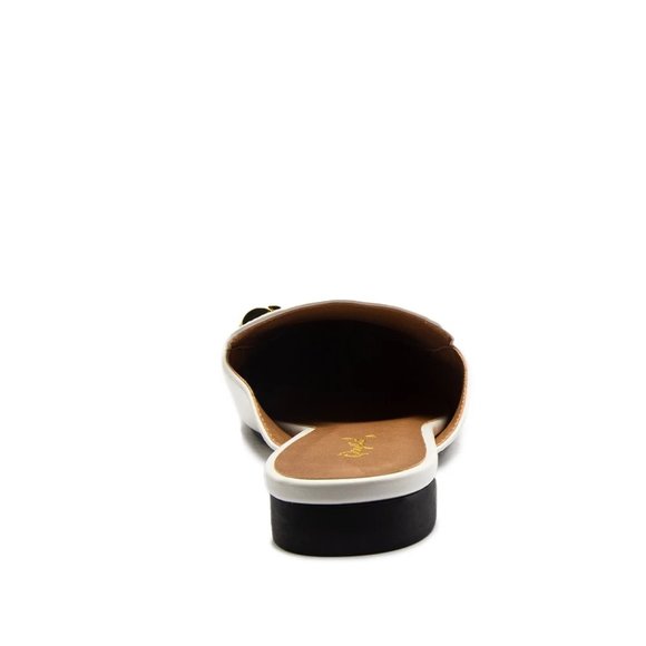 White Fashion Mules - Picture 4 of 4